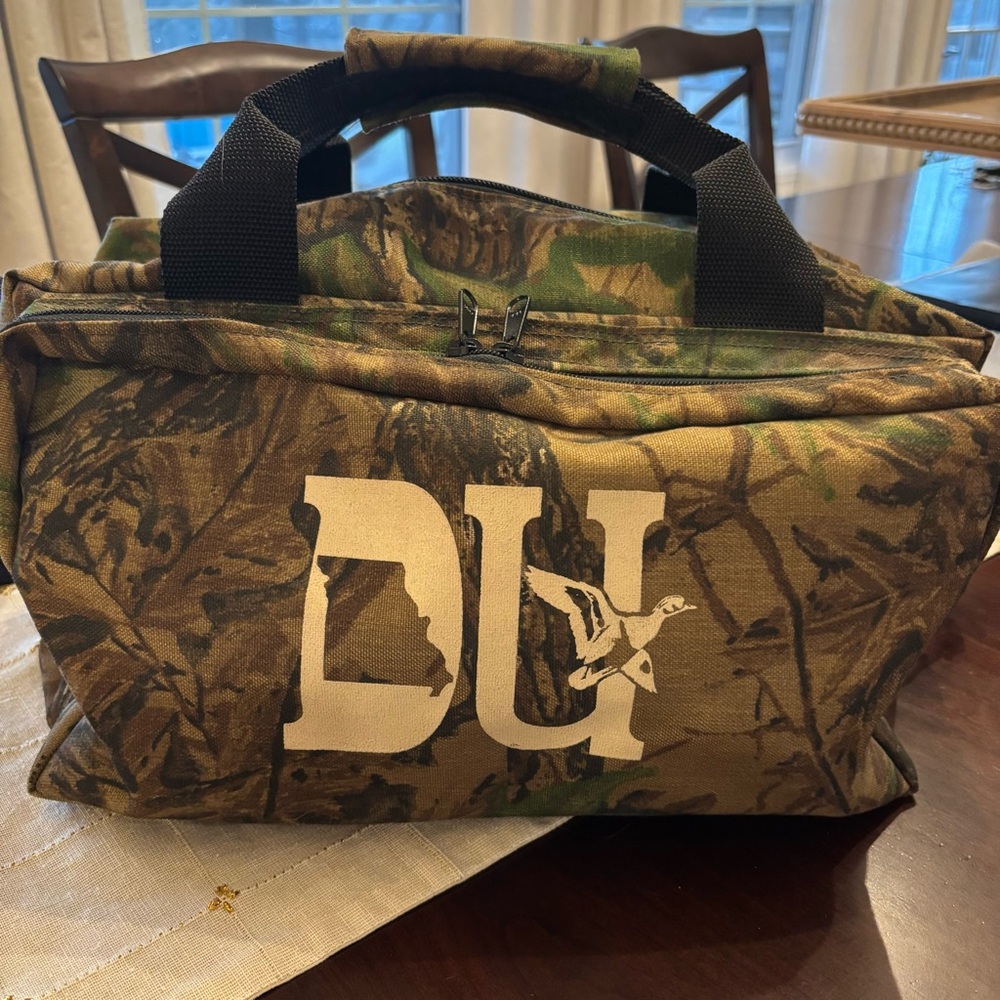 Vintage Ducks Unlimited Canvas Duffle Bag